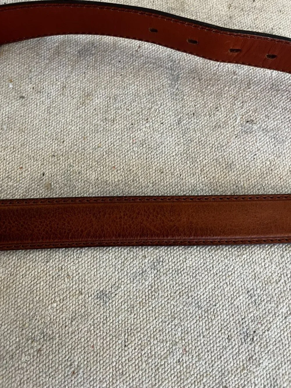 Polo Ralph Lauren Men's Brown Classic Full-Grain Leather Belt Sz 38